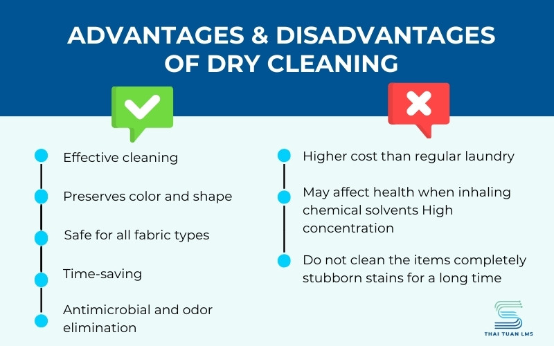 Advantages and disadvantages of dry cleaning