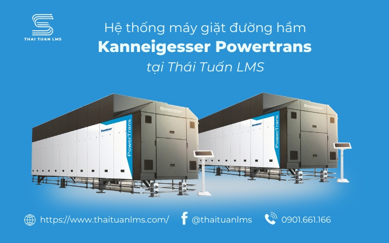 Máy giặt đường hầm Kannegiesser tại Thái Tuấn LMS