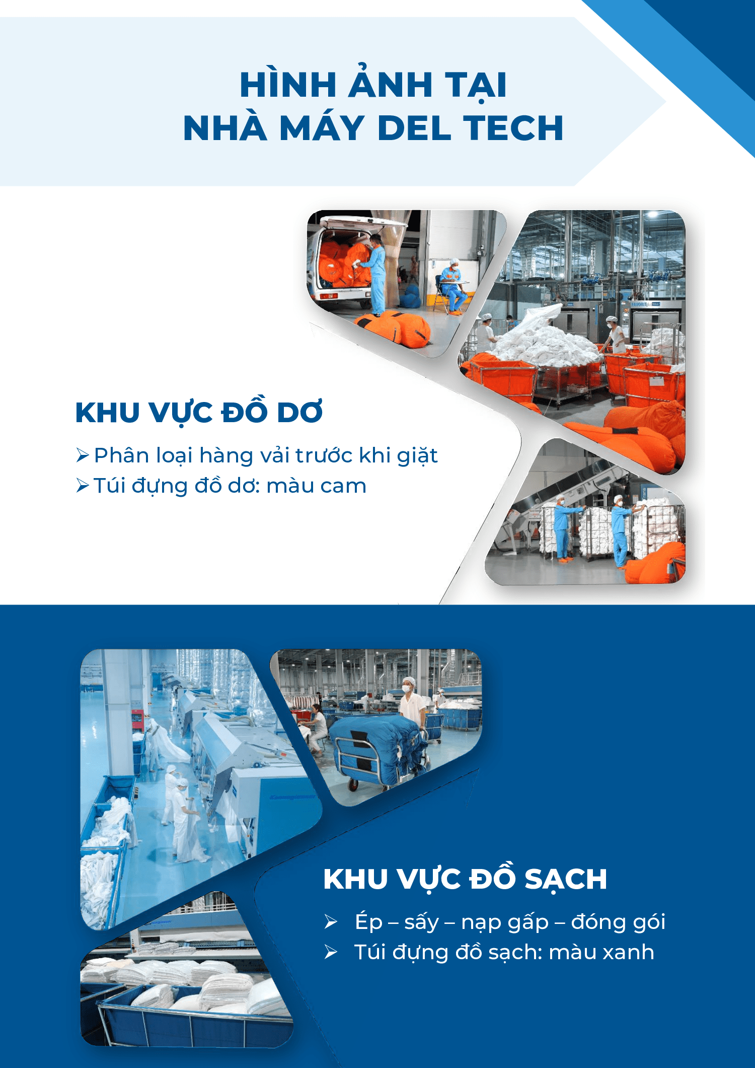 Hình ảnh hàng vải tại nhà máy deltech