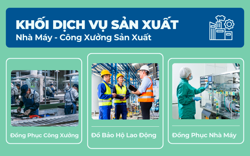 Khối dịch vụ sản xuất tại Thái Tuấn LMS