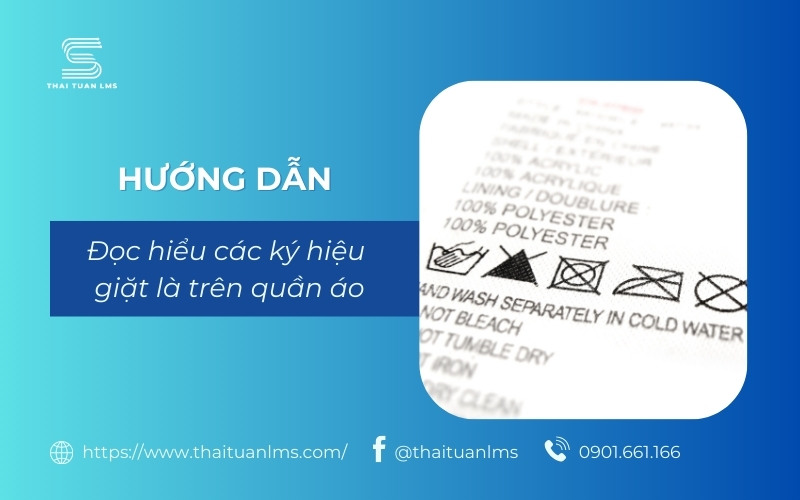 Các ký hiệu giặt là trên quần áo