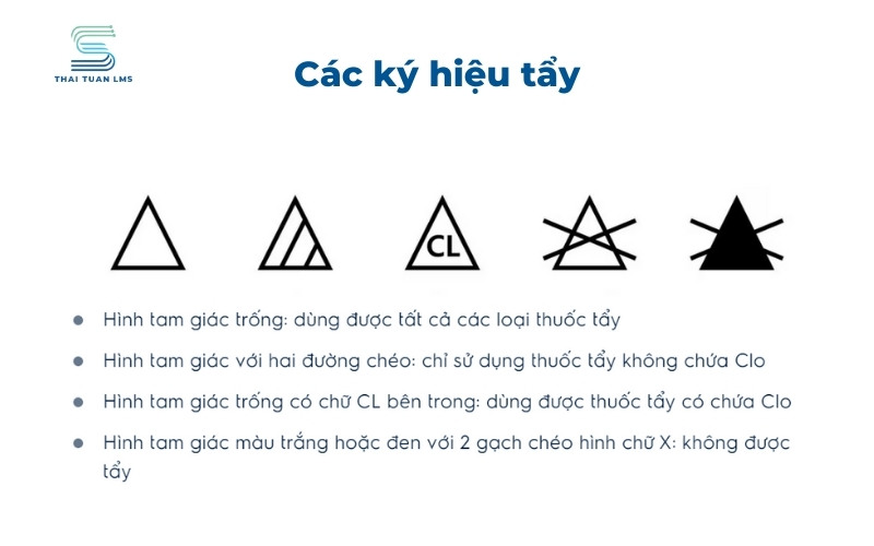Các ký hiệu tẩy