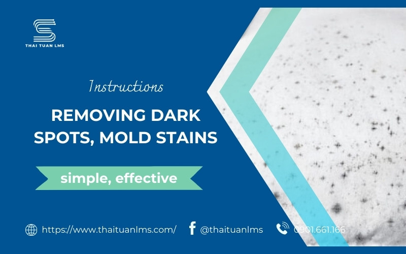 How to wash clothes with dark spots and remove mold simply and effectively
