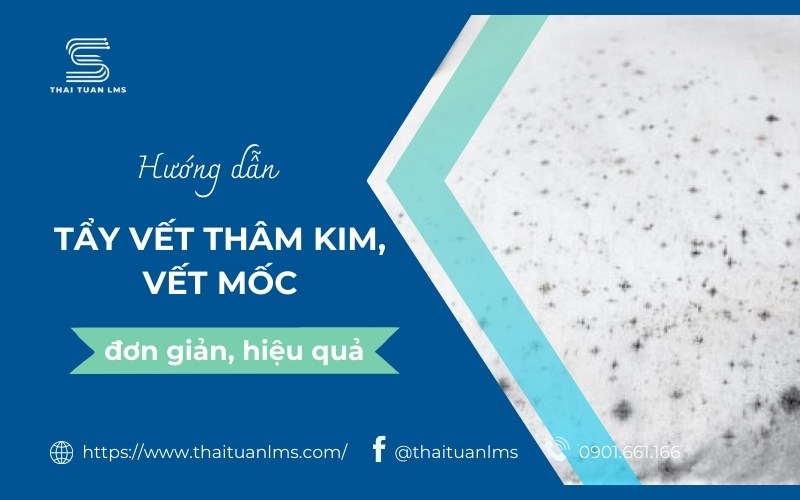 Hướng dẫn giặt tẩy đồ bị thâm kim 