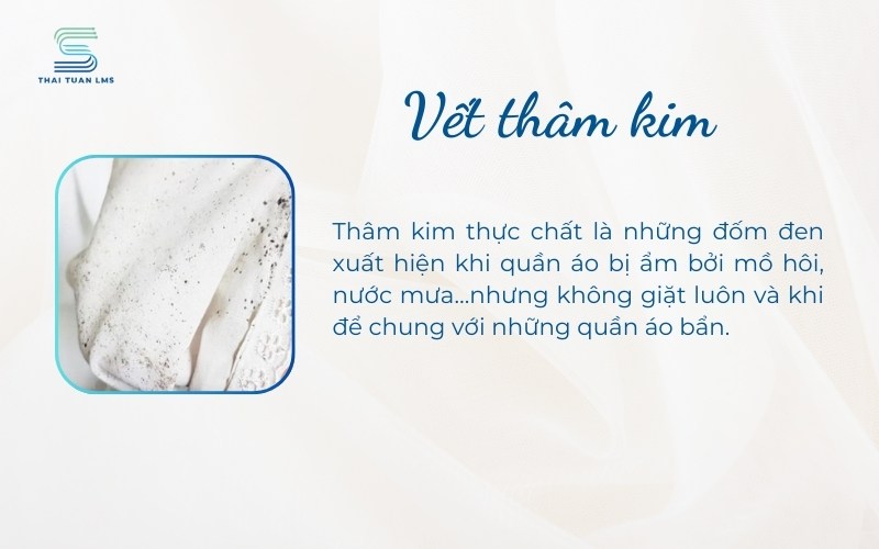 Vết thâm kim là gì? Vì sao áo lại xuất hiện vết thâm kim 