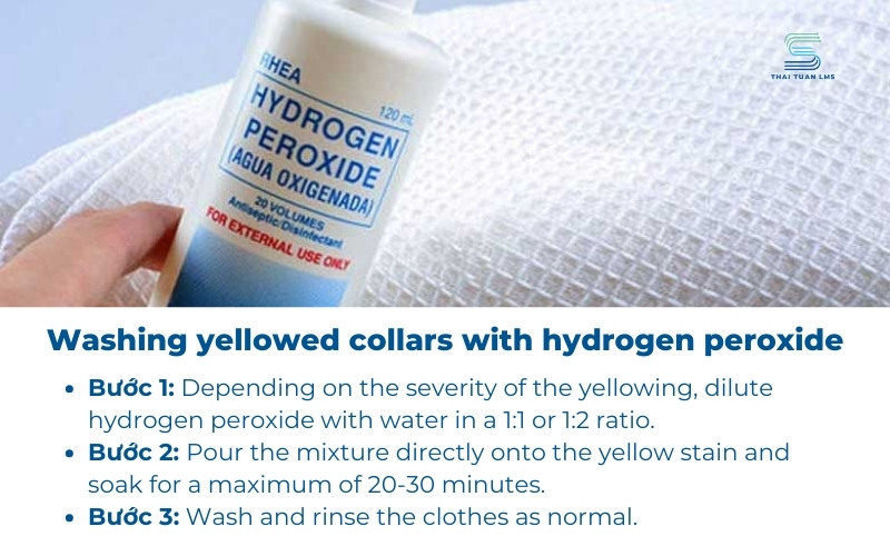 Washing Yellowed Collars with Hydrogen Peroxide