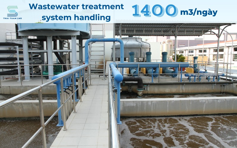 Wastewater Treatment System Handling 1400m3/Day