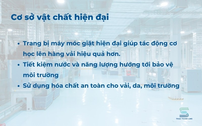 Hệ thống trang thiết bị cơ sở vật chất hiện đại 