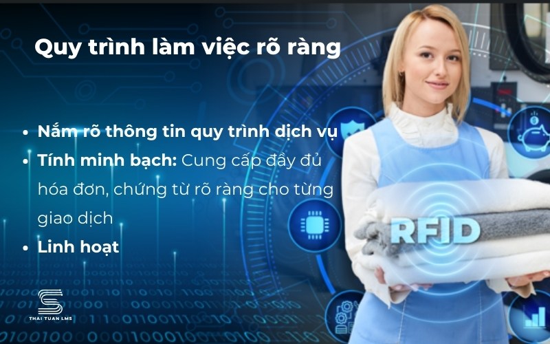 Quy trình làm việc rõ ràng, minh bạch