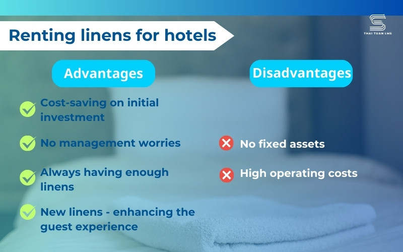Renting linens for hotels 