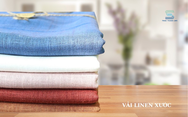 Vải linen xước