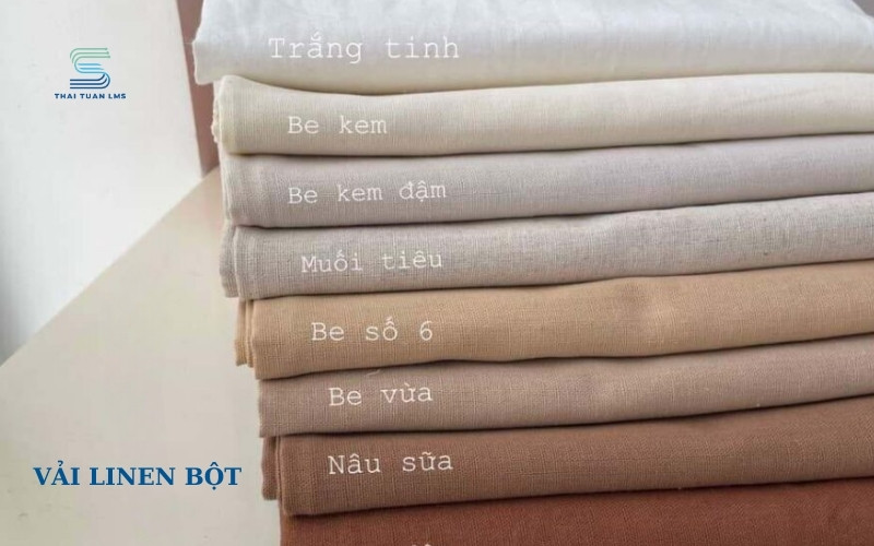 Vải linen bột 