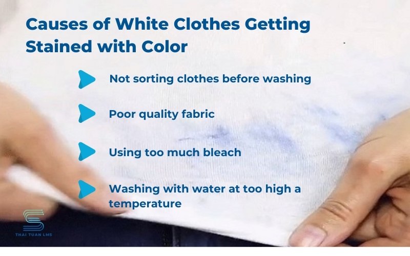 Causes of White Clothes Getting Stained with Color