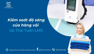 Kiểm soát độ sáng của hàng vải tại Thái Tuấn LMS