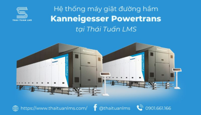 Hệ thống máy giặt đường hầm Kanneigesser Powertrans tại Thái Tuấn LMS